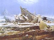 Caspar David Friedrich The Wreck of the Hope (nn03) oil painting reproduction
